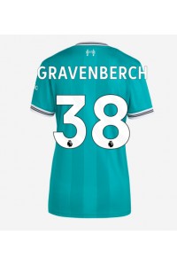 Liverpool Ryan Gravenberch #38 Voetbaltruitje 3e tenue Dames 2025-26 Korte Mouw